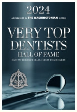 Very Top Dentist 2024 Washingtonian Magazine